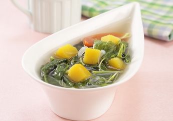 Resep Sayur Bening Bayam Labu Kuning Enak, Salah Satu Menu Sehat Untuk Disantap Saat Malam Hari
