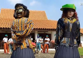 Unik dan Wajib Diapresiasi, Ondel-ondel Berdandan Ala Bruno Mars dan Bawain Lagu Bruno versi Betawi!
