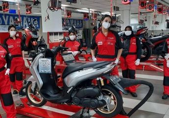 Emak-Emak Bareng Anya Geraldine Pakai Baju Mekanik Yamaha, Cuman di Lexy Lady Time