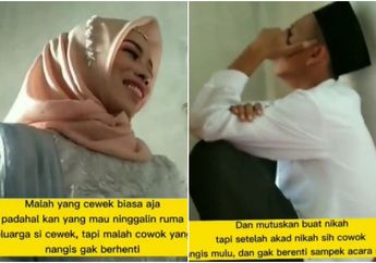 Viral Video Mempelai Pria Nangis Kejer Usai Nikahi Gadis yang Baru Dikenal Sebulan di Facebook, Pengantin Wanita Malah Tertawa Cengengesan, Rupanya Ini yang Terjadi