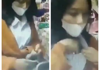 Bukannya Sekolah yang Bener, Siswi Cantik Berseragam Putih Abu-abu ini Malah Berani-beraninya Maling HP, Sempat Terciduk Masukkan Barang Curiannya ke Dalam Baju, Netizen: Good Looking Doang Tapi Kelakuan Not Good!