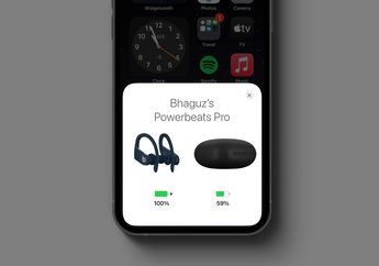 Cara Cek Baterai Setiap Sisi AirPods dan PowerBeats Pro di iOS 14