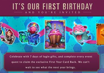 Rayakan HUT Pertama, Legends of Runeterra Hadirkan Banyak Hadiah!
