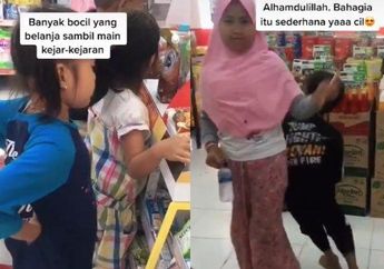 Bukti Bahagia Itu Sederhana, Bocah-bocah Ini Viral Kegirangan Serbu Minimarket Pertama yang Ada di Desanya, Warga: yang Beli Satu, Teman-temannya Nganter