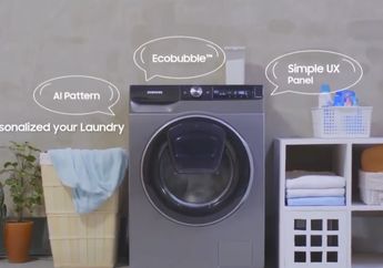 Samsung Rilis Mesin Cuci Berteknologi AI, Bisa Dioperasikan Lewat HP