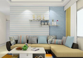 Gipsum, Cara Praktis Ganti Dinding Interior di Rumah Minimalis Modern