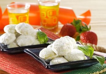 Resep Putri Salju Melon Wijen Enak, Resep Kue Kering Lebaran yang Lembut Dan Lumer Di Mulut