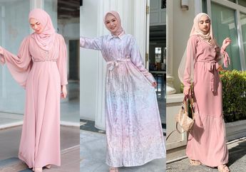5 Dress Pink Manis untuk Lebaran ala Selebgram Hijab. Ayu dan Anggun!