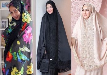 Dari Nagita Slavina hingga Syahrini, Intip Mewahnya Mukena Buatan Para Artis untuk Lebaran Nanti! Harganya Segini