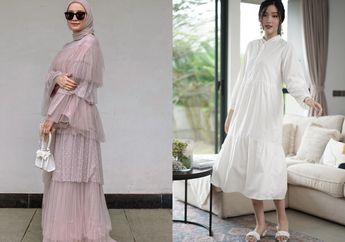 7 Ide Gaya Lebaran Pakai Korean Ruffle Dress yang Manis dan Santun!