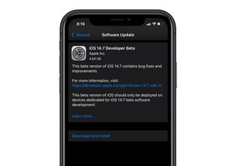 Update iOS 14.7 Developer Beta Pertama Sudah Dapat Diunduh