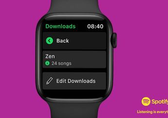 Spotify Umumkan Fitur Baru, Bisa Unduh Musik Favorit di Apple Watch!