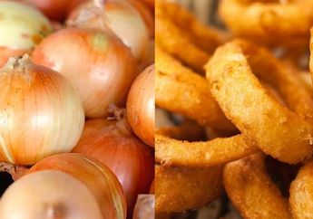 Cuma Modal Bawang Bombay Murah, Begini Cara Membuat Onion Ring Gurih dan Crispy ala Kafe Mahal, Tusuk Gigi Jadi Kunci