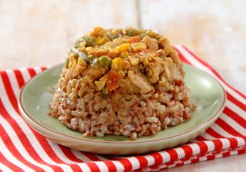 Resep Nasi Tim Merah Ayam Enak Ini Wajib Disajikan Agar Sarapan Jadi Lebih Puas