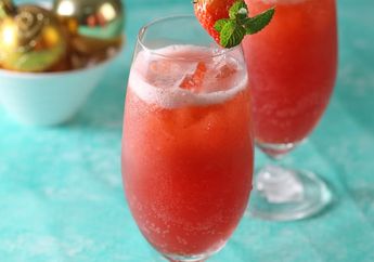Resep Strawberry Sparkling Juice Enak, Minuman Ala Cafe Mewah yang Bisa Kita Buat Di Rumah