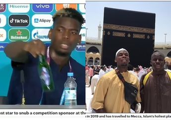 Setelah Cristiano Ronaldo Anti-Minuman Bersoda, Kini Giliran Paul Pogba Singkirkan Botol Bir di Euro 2020, Bukti Dirinya Jadi Seorang Muslim yang Taat