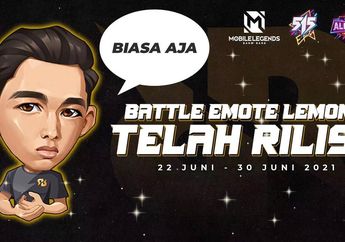 Mobile Legends Kembali Merilis Battle Emote RRQ Lemon Secara Eksklusif