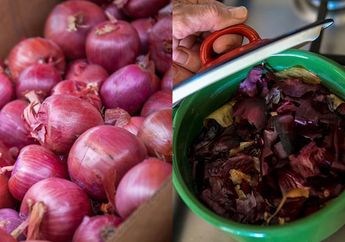 Satu Indonesia Nyesel Baru Tahu! Iseng Campur Kulit Bawang Merah dalam Masakan, Wanita Ini Ketagihan dengan Efek Luar Biasanya pada Tubuh