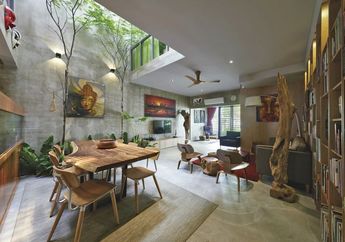 Cara Mendesain Inner Court di Rumah Tropis tanpa Memberi Peluang Nyamuk Memasuki Ruang