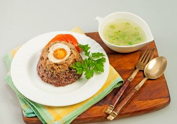 Resep Nasi Merah Tim Telur Asin Enak, Ragam Menu Sarapan Spesial Untuk Esok Hari