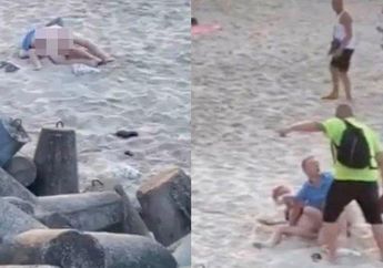 Kepergok Berhubungan Intim di Pantai, Pasangan Mesum Ini Terkejut Dapat Teguran dengan Cara Tak Terduga hingga Buat si Pria Lari Terbirit-birit!