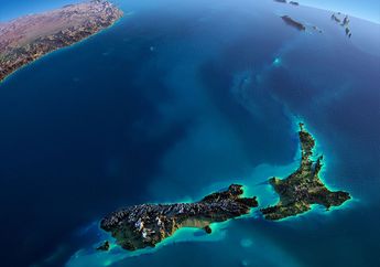 Potongan Superbenua Kuno Zealandia Ditemukan di Bawah Selandia Baru