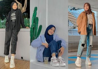 Inspirasi OOTD dengan Jaket, Bikin Tampil Kece dan Manis ala Hijaber Syifa Viranda