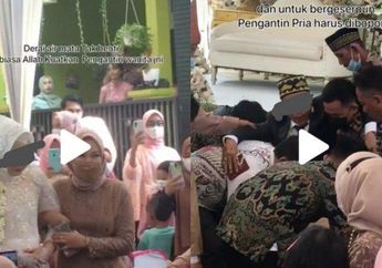 Viral Pengantin Pria Dibopong Naik ke Atas Pelaminan, Fakta Mengejutkan di Baliknya Bikin Pernikahan Banjir Air Mata, Ternyata Ini yang Terjadi