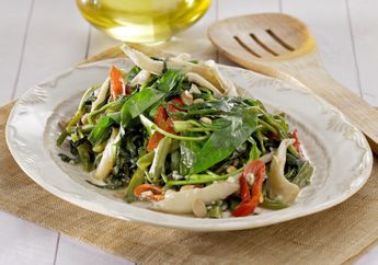 Resep Kangkung Tumis Jamur Enak, Kreasi Tumis Kangkung yang Rasanya Lebih Mantap