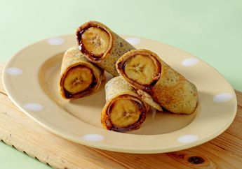 Resep Crepe Pisang Gulung Cokelat Enak, Kudapan Manis yang Pasti Disuka Si Kecil