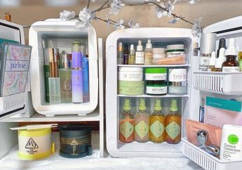 Sering Dianggap Lebay, Coba-coba Simpan Skincare di Kulkas, Wanita ini Melongo Lihat Efeknya yang Berubah Banget