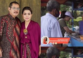 Waduh! Mayangsari Kepergok Jajan di PKL Sambil Bantu Pedagang Masak, Cara Sang Istri Bambang Trihatmodjo Ngulek Sambal Jadi Bulan-Bulanan Warganet