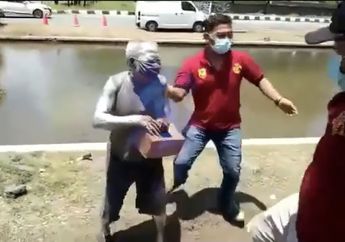 Foto Pensiunan Polisi Jadi Manusia Silver Bikin Syok, Begini Nasibnya Usai Diciduk Satpol PP, Kapolda Jateng Sampai Turun Tangan