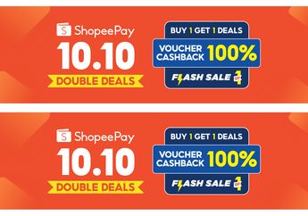 ShopeePay Gelar '10.10 ShopeePay Double Deals', Tawarkan Apa Saja?