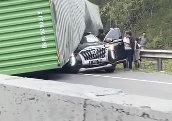 Tragedi! SUV Mewah Hyundai Jadi Seperti Ayam Geprek di Jalan Tol, Polisi Ungkap Kronologinya