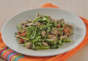 Resep Tumis Kangkung Daging, Rekomendasi Menu Harian Untuk Makan Malam