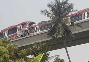 Heboh Foto Tabrakan LRT Jabodetabek, Warga Terkejut Dengar Suara Menggelar, Ini Kondisinya