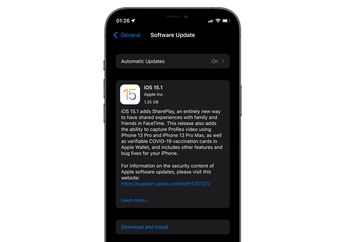 iOS 15.1 Rilis! Fitur SharePlay, ProRes Video dan Perbaikan Bug