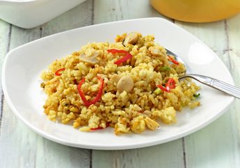 Resep Nasi Goreng Kuning Udang Jamur, Variasi Nasi Goreng Spesial Untuk Sarapan Hari Ini