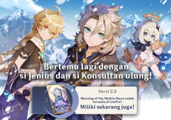 UniPin x Genshin Impact Luncurkan Penawaran Bertajuk 'Blessing of The Welkin Moon'