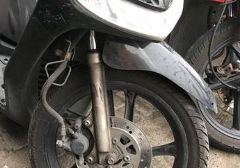 Shock Depan Motor Matik Jangan Biarkan Ada Rembesan Oli, Bahaya Banget