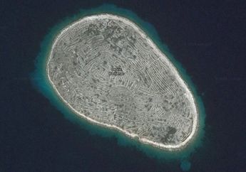 Unik Banget! Pulau Ini Terlihat seperti Sidik Jari Bila DIlihat dari Atas, Seperti Apa Ya Kalau Dilihat dari Dekat?