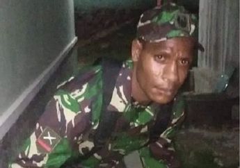 Foto Prada Yotam yang Kabur Bawa Senapan Pindad Dikomentari Musuh, TNI AD Buru Pelaku ke Hutan Papua