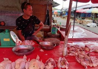 Meski Harga Sembako Daging Ayam Potong Turun Jadi Segini, Pedagang Keluhkan Masih Tergolong Mahal, Diperkirakan Naik Kembali saat Momen Hajatan!