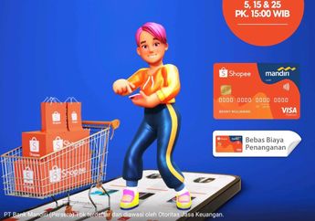 Ini Kode Promo Shopee Terbaru, Belanja Cerdas Semua Produk Diskon Hingga 50% Bayar Pakai Kartu Kredit Mandiri Shopee
