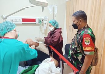 Ngeri! Foto Jahitan Luka Korban Pengeroyokan Anggota Raider Kostrad, Kini Buka Donasi Biaya Rumah Sakit