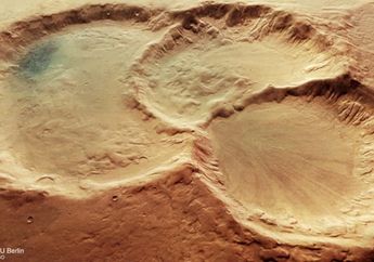 Hujan Asteroid yang Konsisten berada di Balik Pembentukan Kawah Mars