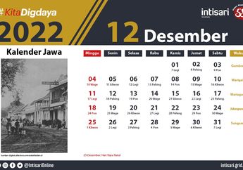Kalender Jawa Desember 2022, Ada Hari Baik dan Buruk Untuk Hajatan