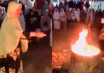 Viral Video Para Santriwati Histeris karena Guru Bakar HP di Tong, Netizen: Inilah Orang Sombong yang Tidak Punya Empati!
