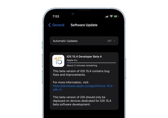 Update iOS 15.4 Beta 4 Dibagikan untuk Developer dan Public Beta